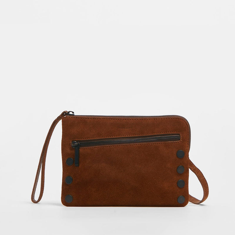 Nash Small Handbag - Nash Small Mahogany Suede BZ-Hammitt-Renee Taylor Gallery