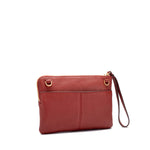 NASH SML - Pomodoro Red/Brushed Gold Hammered-Hammitt-Renee Taylor Gallery