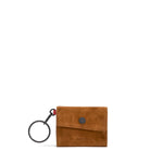 Royce Key Wallet - Mahogany Suede/Bronze-Hammitt-Renee Taylor Gallery