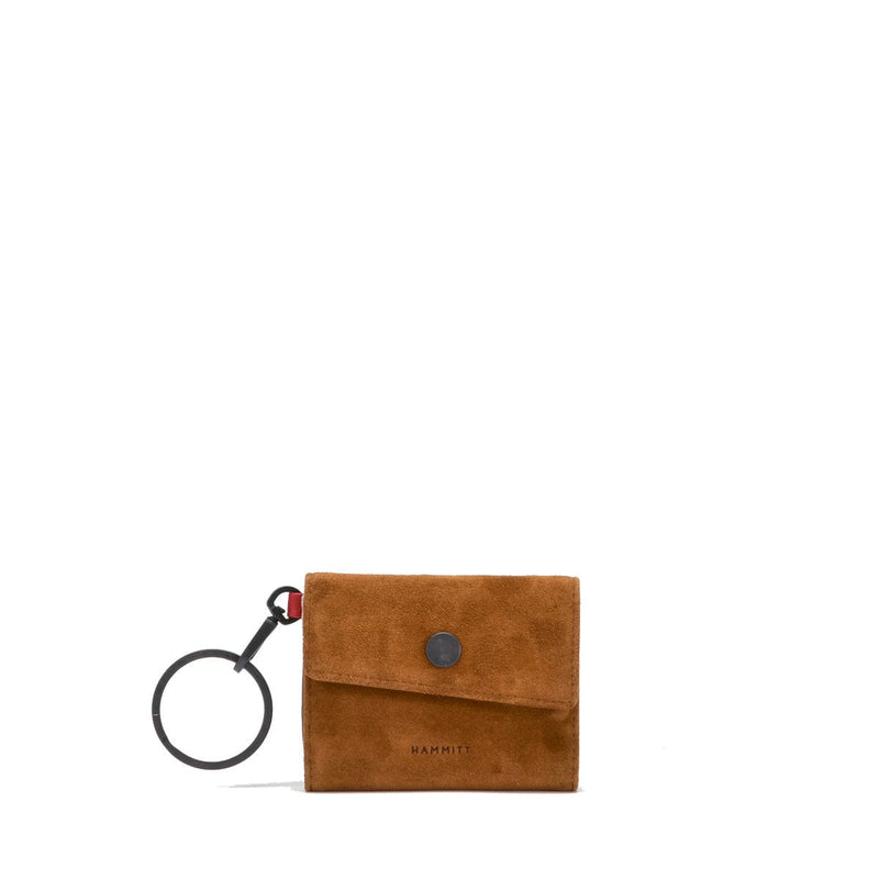 Royce Key Wallet - Mahogany Suede/Bronze-Hammitt-Renee Taylor Gallery