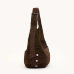 TOM ZIP MED - Belted Suede/Gunmetal-Hammitt-Renee Taylor Gallery