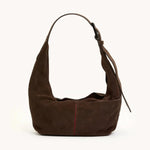 TOM ZIP MED - Belted Suede/Gunmetal-Hammitt-Renee Taylor Gallery