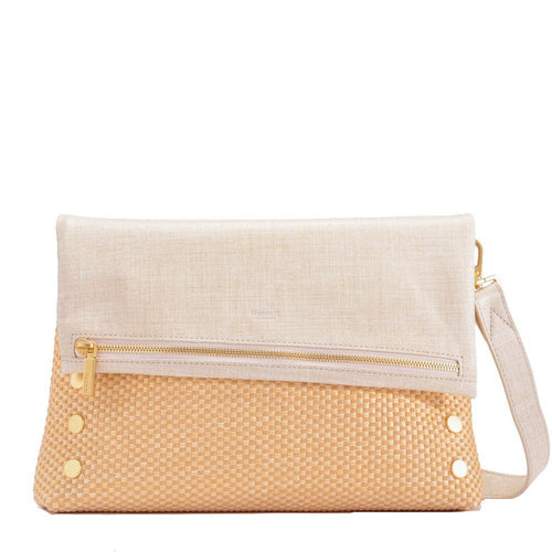 VIP LRG - Ricotta Raffia/Brushed Gold-Hammitt-Renee Taylor Gallery