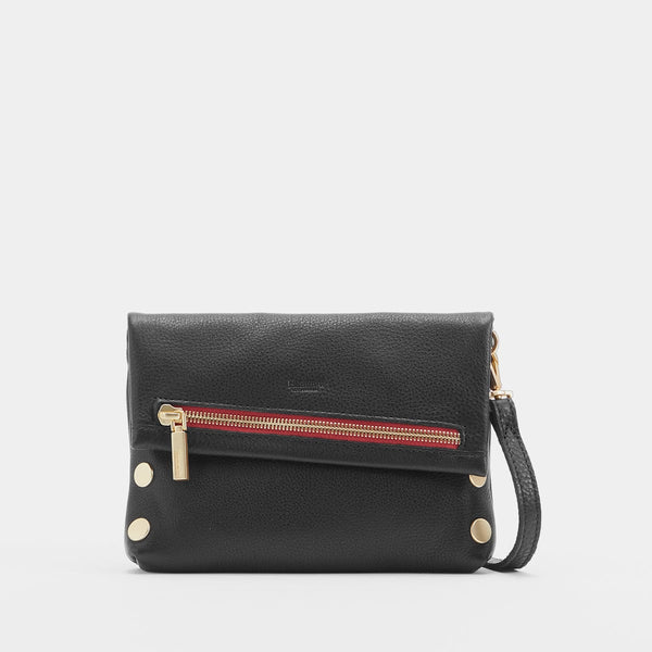 VIP SML - Black/Brushed Gold/Red Zip - Hammitt