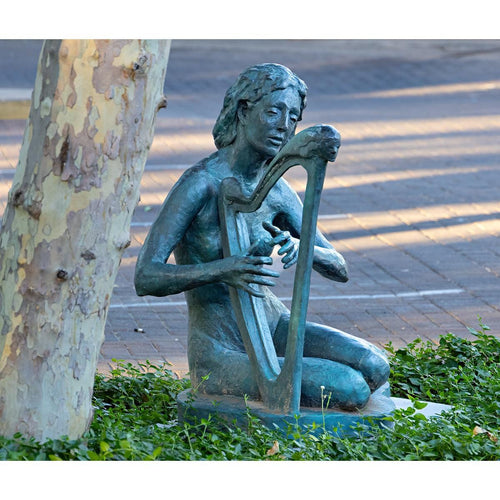 "Harpist"-John Henry Waddell-Renee Taylor Gallery