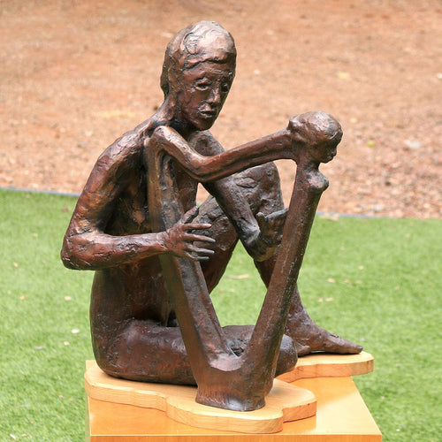 "Harpist"-John Henry Waddell-Renee Taylor Gallery