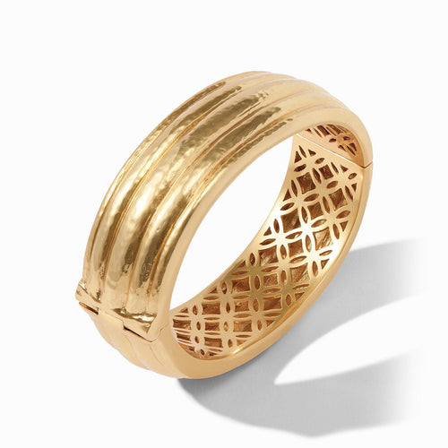 Havana Statement Hinge Bangle - BG279G00-Julie Vos-Renee Taylor Gallery