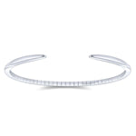 High Polished 14K White Gold Split Cuff Bracelet - BG4075W4JJJ-Gabriel & Co.-Renee Taylor Gallery