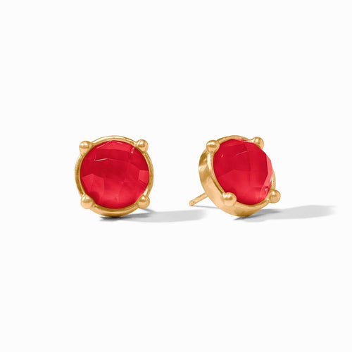 Honey Stud Earrings-Iridescent Strawberry - ER576GIST00-Julie Vos-Renee Taylor Gallery
