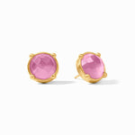 Honey Stud Earrings-Iridescent Tourmaline Pink - ER576GITM00-Julie Vos-Renee Taylor Gallery