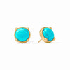 Honey Stud Earrings-Turquoise Blue - ER576GTQ00-Julie Vos-Renee Taylor Gallery
