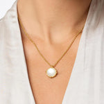 Honeybee Solitaire Iridescent Strawberry Necklace - N478GIST00-Julie Vos-Renee Taylor Gallery