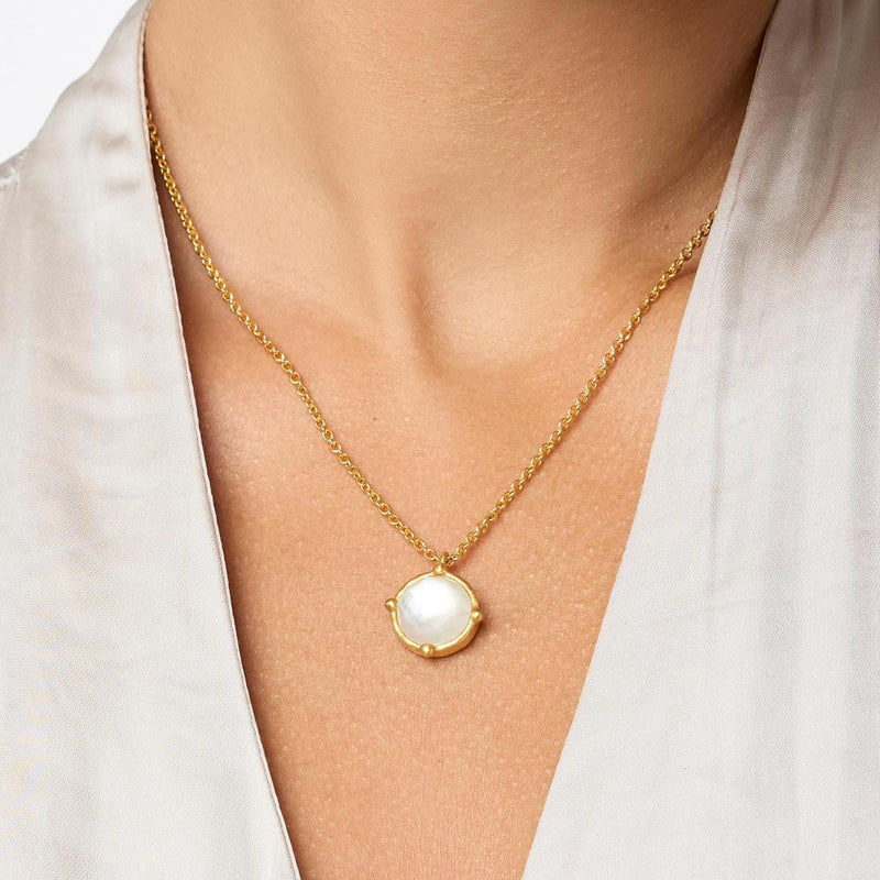 Honeybee Solitaire Iridescent Strawberry Necklace - N478GIST00-Julie Vos-Renee Taylor Gallery