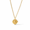 Honeybee Solitaire Necklace - Iridescent London Blue-Julie Vos-Renee Taylor Gallery