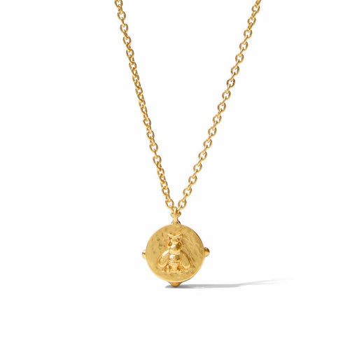 Honeybee Solitaire Necklace-Iridescent Tanzanite Blue - N478GITB00-Julie Vos-Renee Taylor Gallery