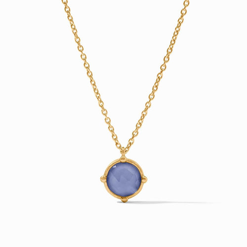 Honeybee Solitaire Necklace-Iridescent Tanzanite Blue - N478GITB00-Julie Vos-Renee Taylor Gallery