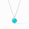 Honeybee Solitaire Necklace-Turquoise Blue - N478STQ00-Julie Vos-Renee Taylor Gallery