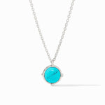 Honeybee Solitaire Necklace-Turquoise Blue - N478STQ00-Julie Vos-Renee Taylor Gallery