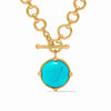 Honeybee Demi Necklace-Turquoise Blue - N471GTQ00-Julie Vos-Renee Taylor Gallery