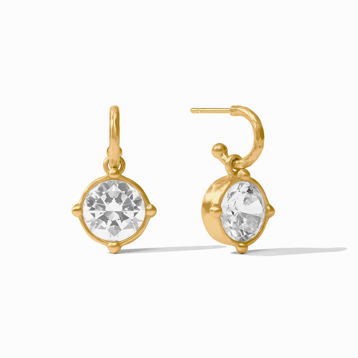 Honeybee Hoop & Charm Earring Cubic Zirconia - ER913GCZ00