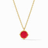 Honeybee Solitaire Iridescent Strawberry Necklace - N478GIST00-Julie Vos-Renee Taylor Gallery