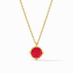 Honeybee Solitaire Iridescent Strawberry Necklace - N478GIST00-Julie Vos-Renee Taylor Gallery
