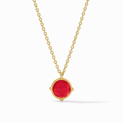 Honeybee Solitaire Iridescent Strawberry Necklace - N478GIST00-Julie Vos-Renee Taylor Gallery
