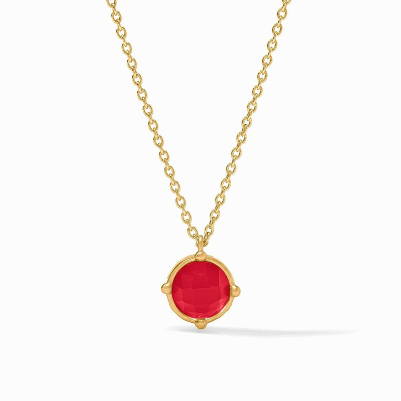 Honeybee Solitaire Iridescent Strawberry Necklace - N478GIST00-Julie Vos-Renee Taylor Gallery
