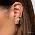 14K Yellow Gold Huggie Earrings 15mm – EG14062Y4JJJ-Gabriel & Co.-Renee Taylor Gallery
