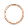 14K White-Rose Gold 7mm - Square Inlay Men's Two Tone Wedding Band - MBM0207-70T4JJJ-Gabriel & Co.-Renee Taylor Gallery