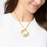 Hydra Pendant-Turquoise Blue - P210GTQ00-Julie Vos-Renee Taylor Gallery