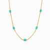 Hydra Delicate Station Turquoise Blue Necklace - N525GTQ00-Julie Vos-Renee Taylor Gallery
