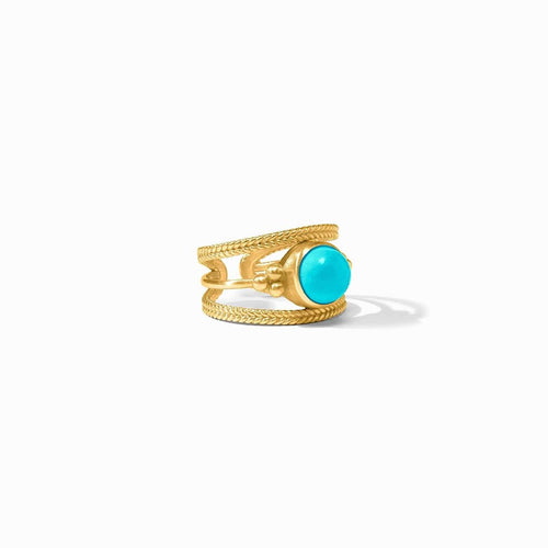 Hydra Ring-Turquoise Blue - R235GTQ00-Julie Vos-Renee Taylor Gallery