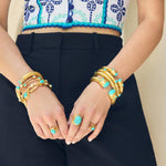 Hydra Ring-Turquoise Blue - R235GTQ00-Julie Vos-Renee Taylor Gallery