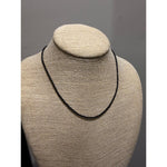 Black Spinel Beaded Necklace 24K Gold Vermeil - N1BS-Joyla-Renee Taylor Gallery