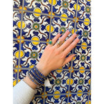 7 Strand Lapis & Petersite Bracelet-Carol Kahn-Renee Taylor Gallery