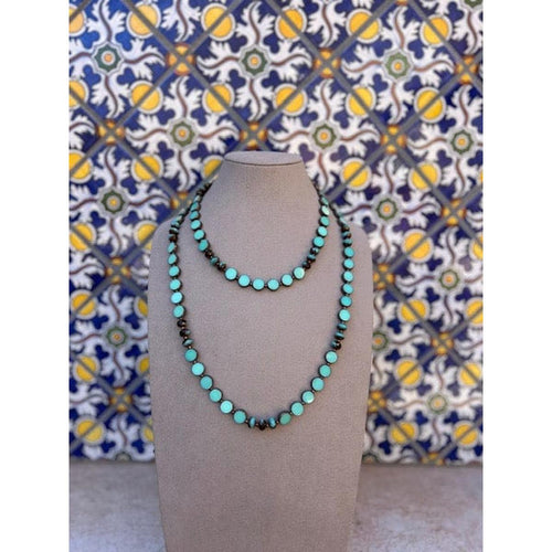 Glass Beaded Necklace - Large-Carol Kahn-Renee Taylor Gallery