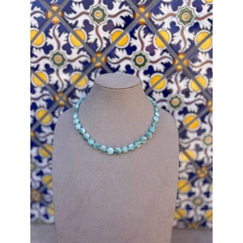 Green Moonstone Necklace-Carol Kahn-Renee Taylor Gallery
