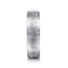 14K White Gold 6mm - Men's Wedding Band in Diamond Brush Finish - MBM0104-60W4JJJ-Gabriel & Co.-Renee Taylor Gallery