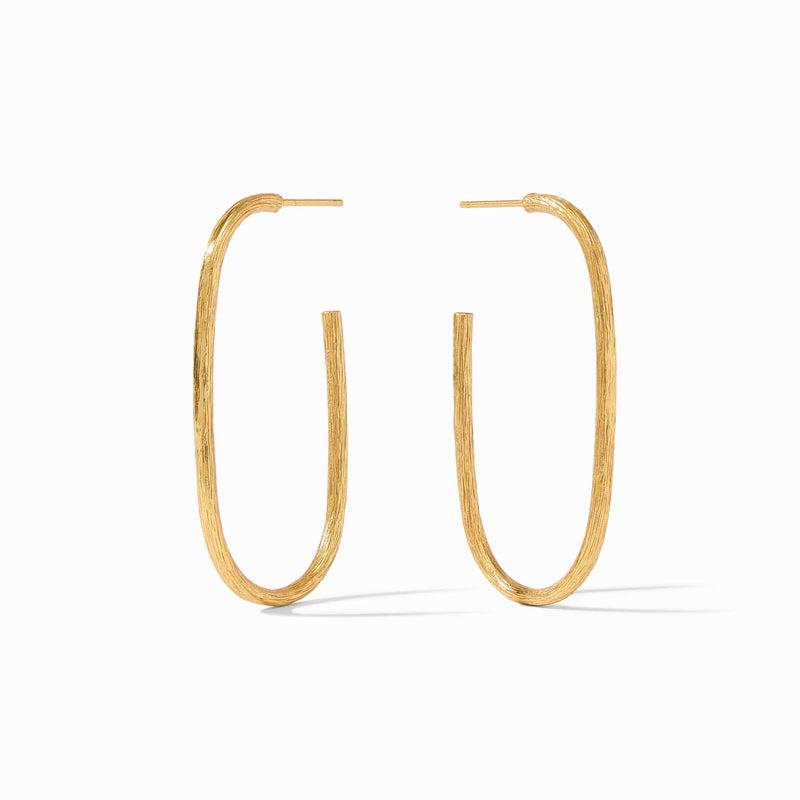 Ivy Gold Hoop Earrings - HP091G-Julie Vos-Renee Taylor Gallery