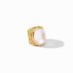 Ivy Statement Iridescent Clear Crystal Ring - R198GIRC-Julie Vos-Renee Taylor Gallery