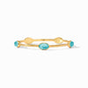 Ivy Iridescent Bahamian Blue Stone Bangle - BG282GIBB-Julie Vos-Renee Taylor Gallery