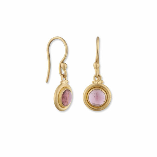 Jellybonbon Round Tourmaline Earrings by Lika Behar