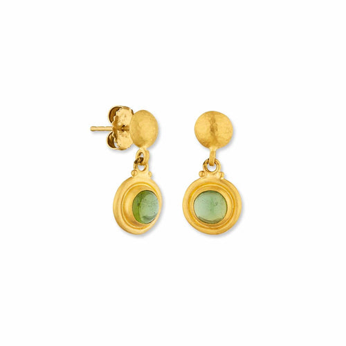 Jellybonbon Green Tourmaline Earring Studs by Lika Behar