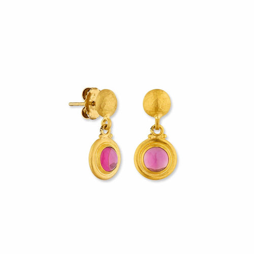 Jellybonbon Pink Tourmaline Earring Studs by Lika Behar