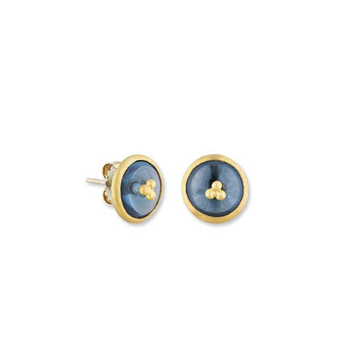 Jellybonbon London Blue Topaz Studs by Lika Behar