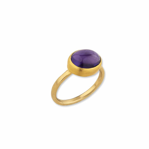 Jellybonbon Purple Oval Ring with Amethyst by Lika Behar