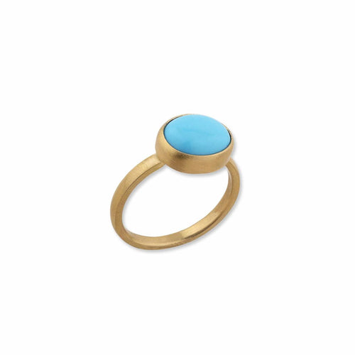 Jellybonbon Oval Sb Turquoise Ring by Lika Behar