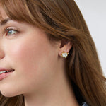 Clara Stud Earrings - Cubic Zirconia-Julie Vos-Renee Taylor Gallery