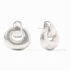 Avalon Doorknocker Silver Earrings - ER718S00-Julie Vos-Renee Taylor Gallery